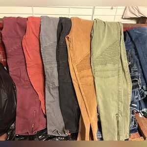 Lot of large moto jeggins